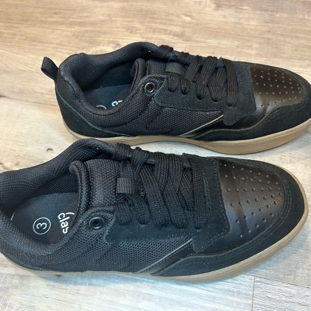 Kids' Jared Skate Sneakers - art class Black Color Size 3 Boys Gender Neutral